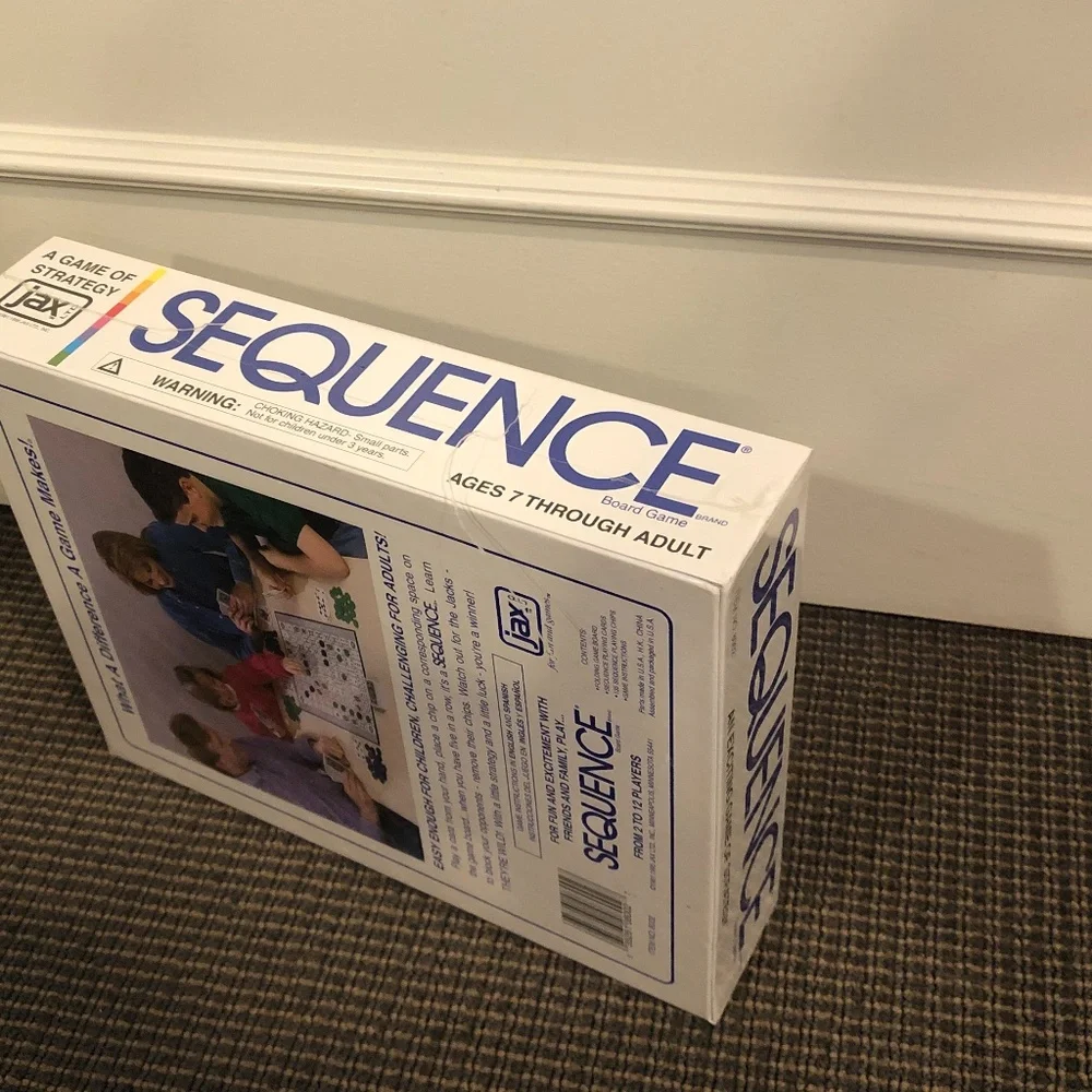 SEQUENCE STRATEGY BOARD GAME - NEVER OPENED